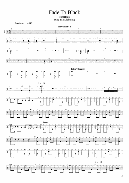 Fade To Black (arr. Hugo Neves)
