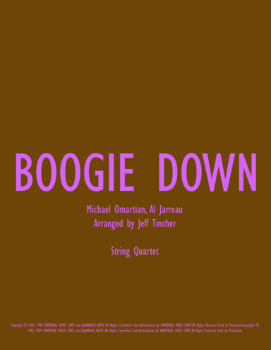 Boogie Down (arr. Jeff Tincher)