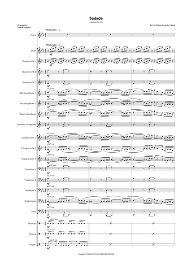 Sodade (arr. Samuel Sequeira)