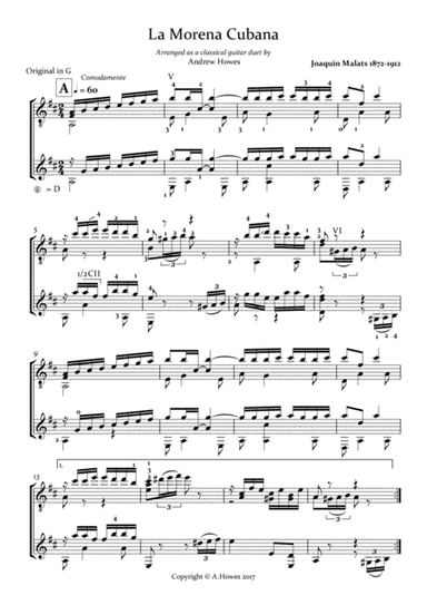 La Morena (arr. Andrew Howes)