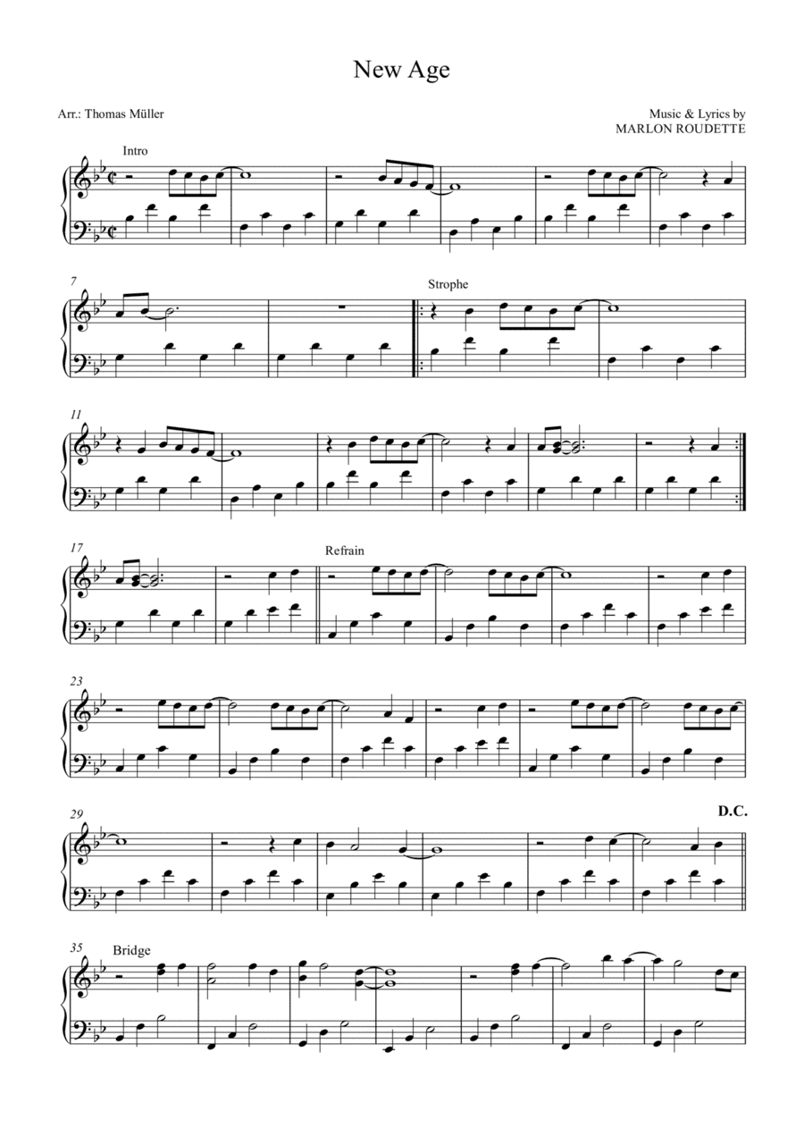 New Age (arr. Thomas Müller)