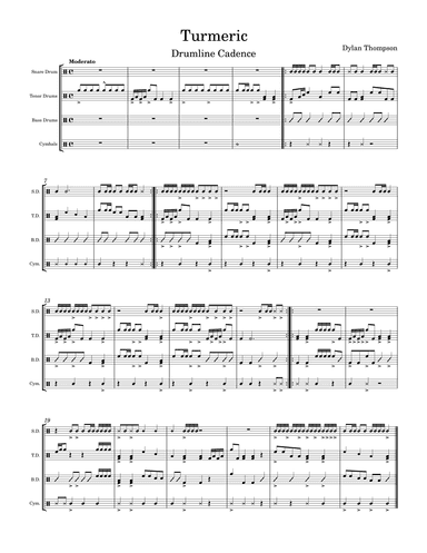 Turmeric -Drumline Cadence