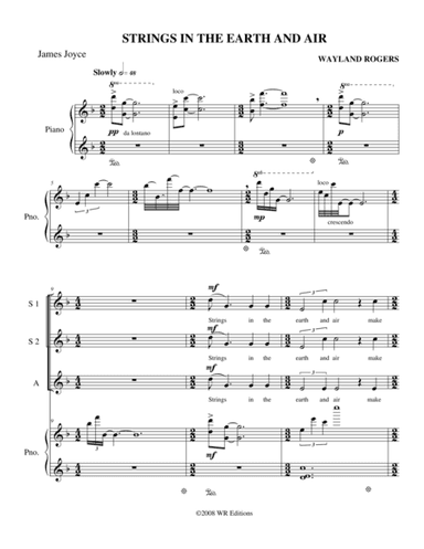 Strings in the Earth and Air