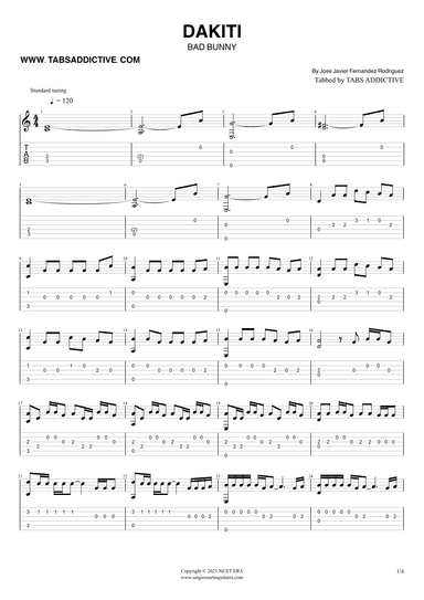 Dakiti (arr. TABS ADDICTIVE)