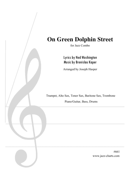 On Green Dolphin Street (arr. Joe Hasper)