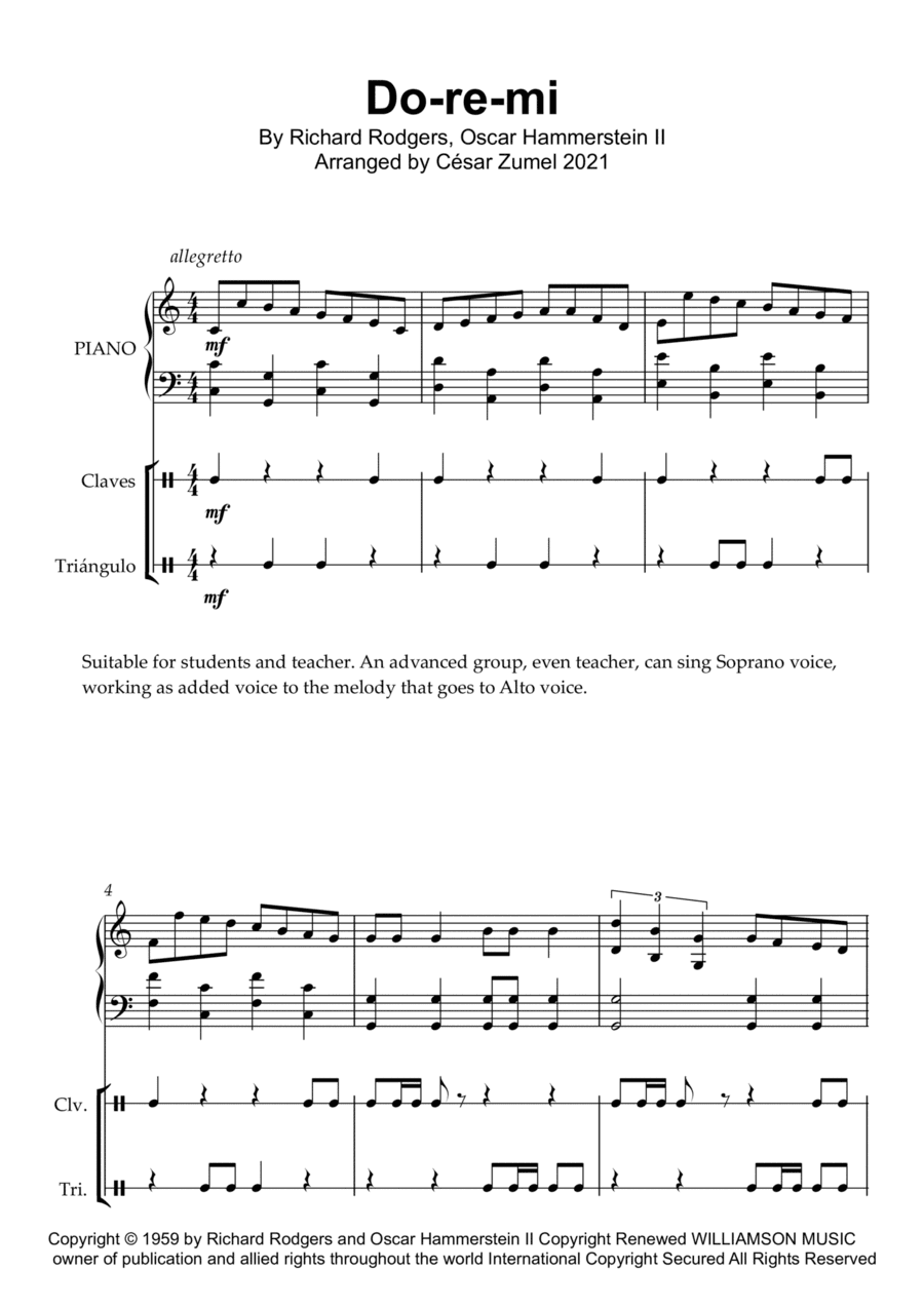 Do-re-mi (arr. César Zumel)