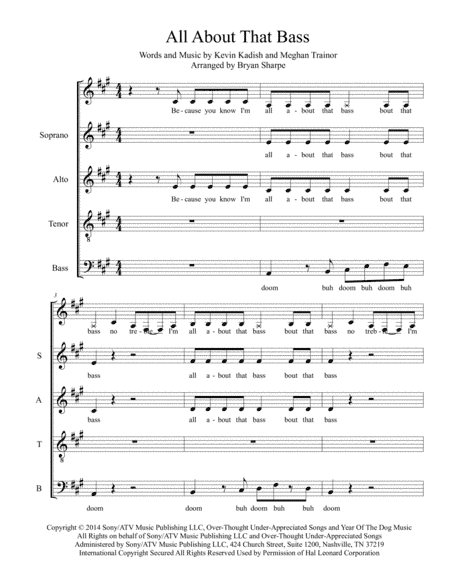 All About That Bass (arr. Bryan Sharpe)