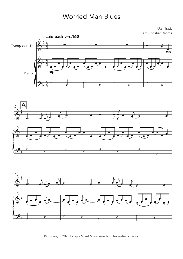 Worried Man Blues (arr. Christian Morris)