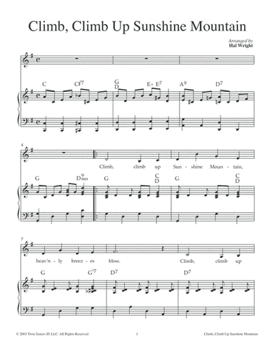 Climb, Climb Up Sunshine Mountain