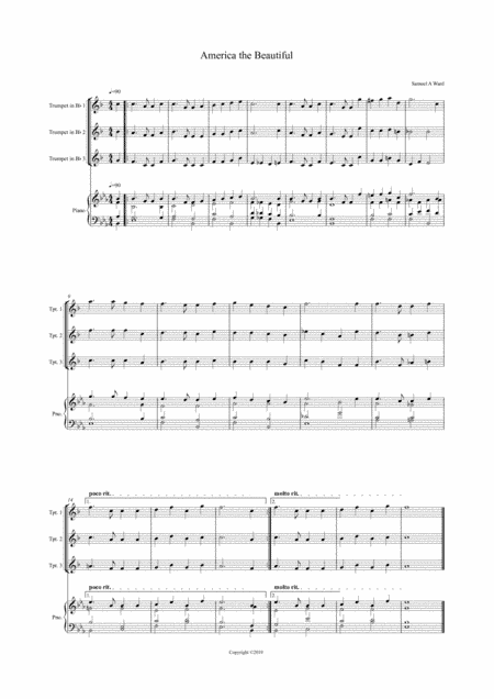 America the Beautiful (arr. David D. Mason)