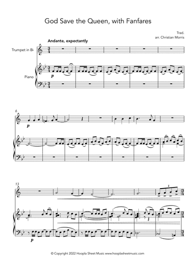 God Save the Queen, with Fanfares (arr. Christian Morris)