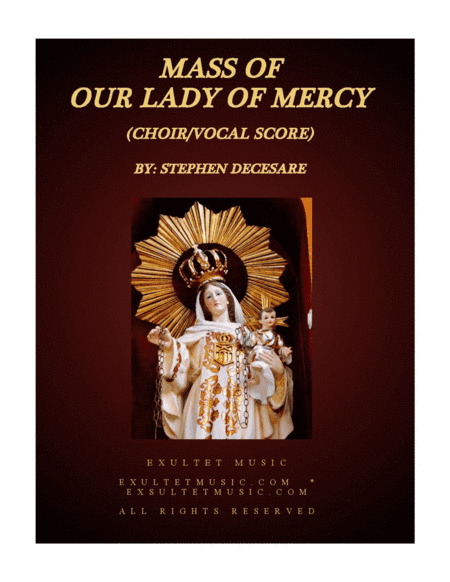 Mass of Our Lady of Mercy (Vocal Score)