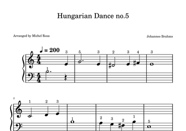 Hungarian Dance no. 5 (arr. Harmonistas)