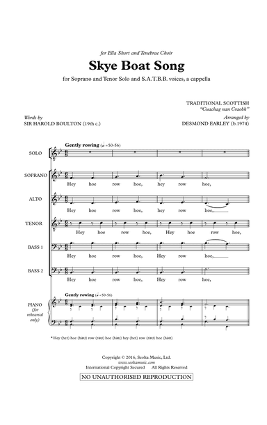 The Skye Boat Song (arr. Desmond Earley)