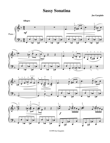 Sassy Sonatina