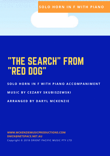The Search (arr. Daryl McKenzie)