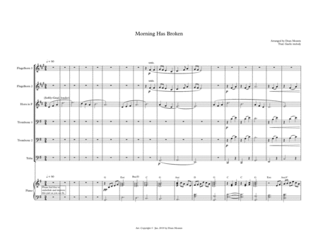 Morning Has Broken (arr. Dean Mounts)