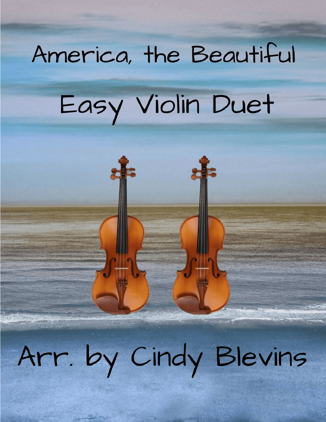 America, the Beautiful, Easy Violin Duet (arr. Cindy Blevins)