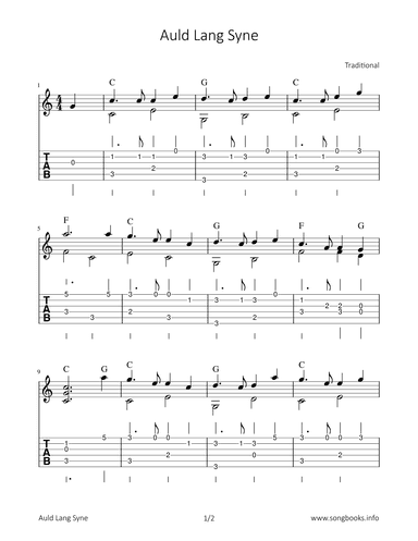 Auld Lang Syne (arr. Bettina Schipp)