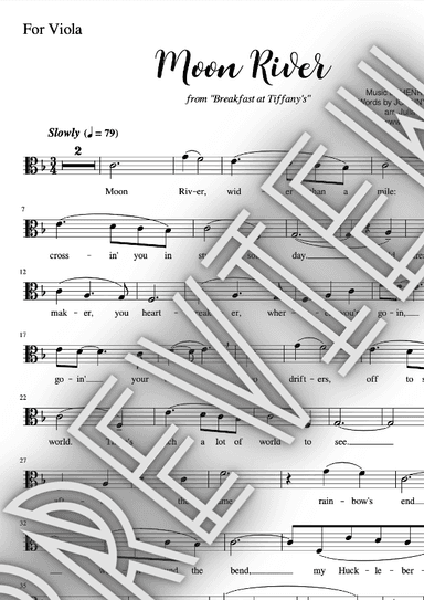 Moon River (arr. Julia Yeon-Joo Oh)