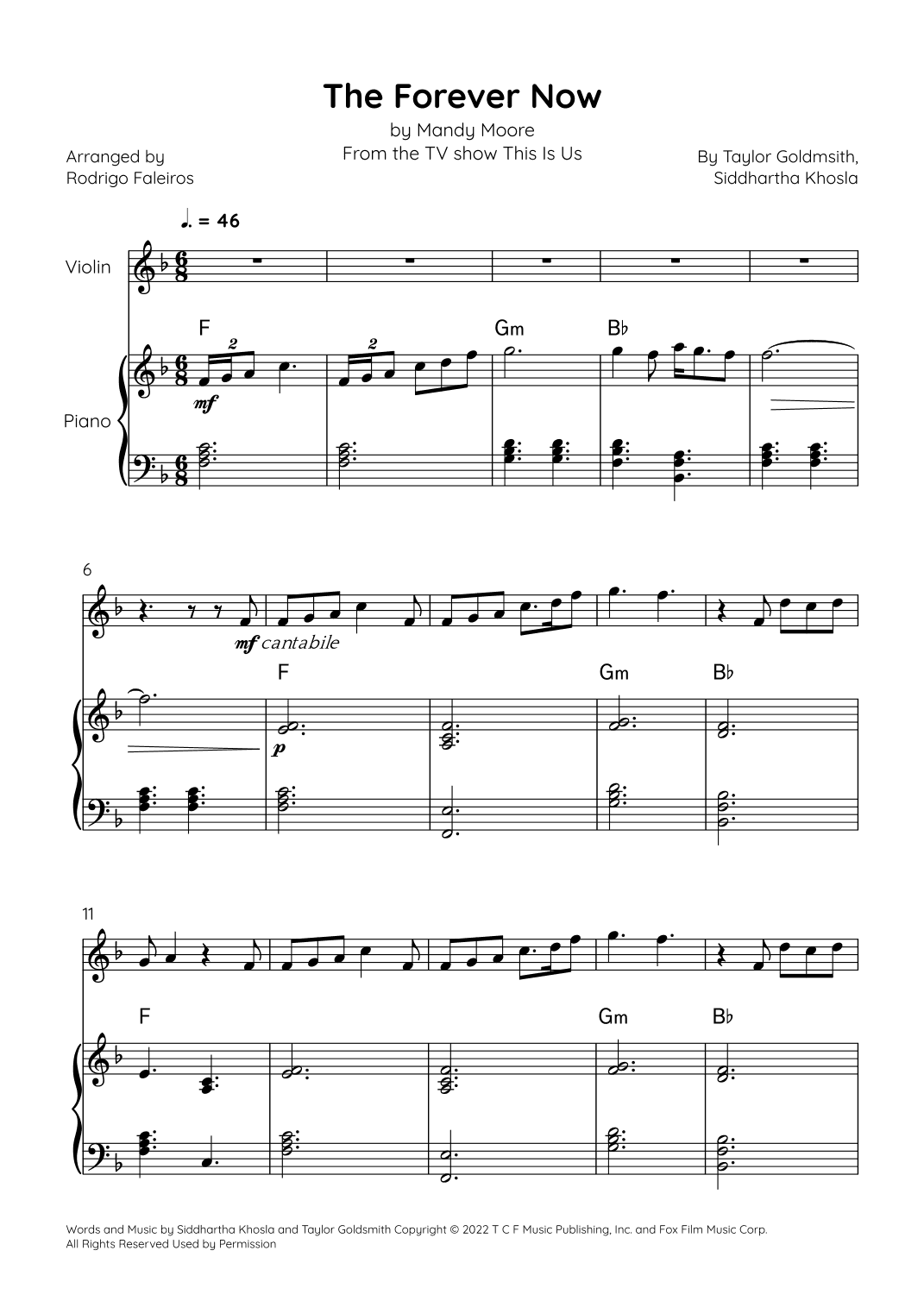 The Forever Now (arr. Rodrigo Faleiros)