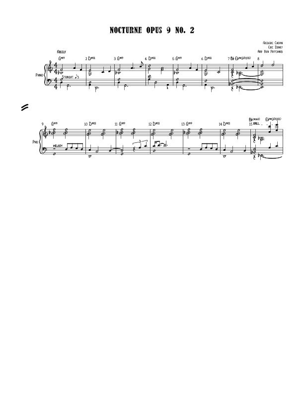 Nocturne (Opus 9 No. 2) (arr. Ben Pritchard)