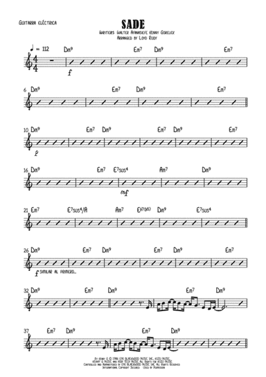 Sade (arr. Loyo Rudy)