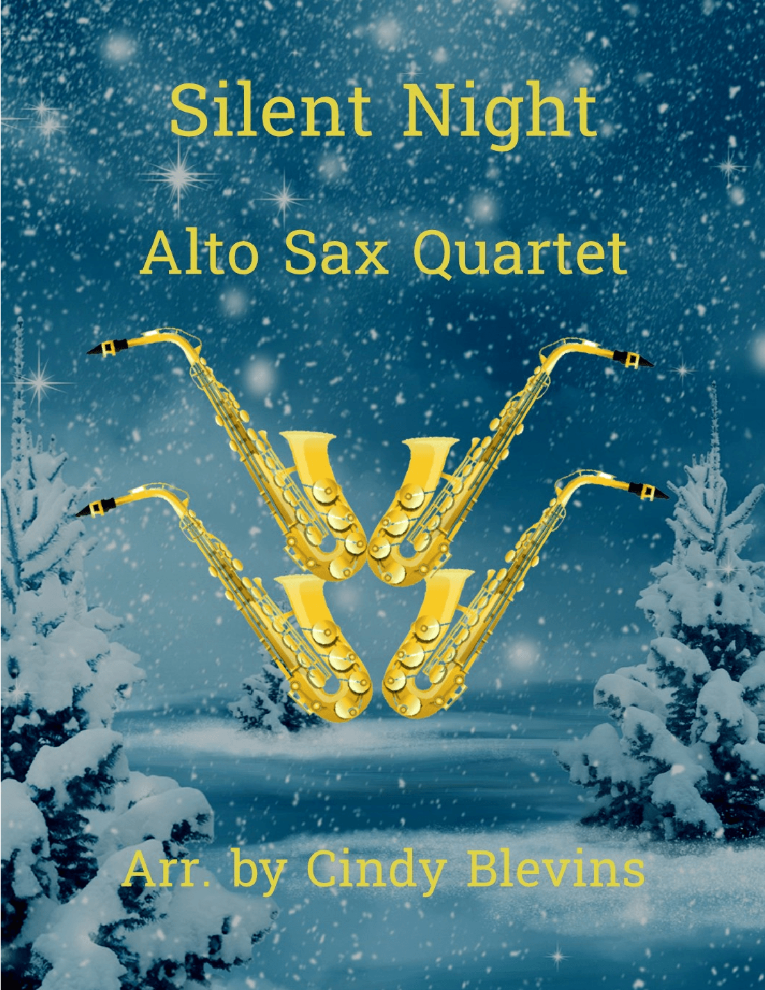 Silent Night, Alto Sax Quartet (arr. Cindy Blevins)