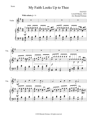 My Faith Looks Up to Thee (arr. Brenda Portman)