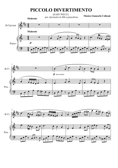 PICCOLO DIVERTIMENTO (Easy piece)