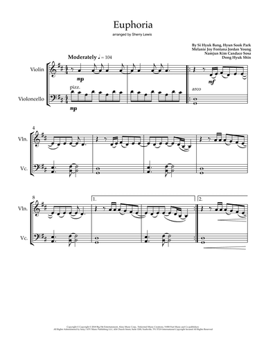 Euphoria (arr. Sherry Lewis)