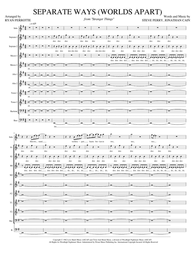 Separate Ways (worlds Apart) (arr. Ryan Perrotte)