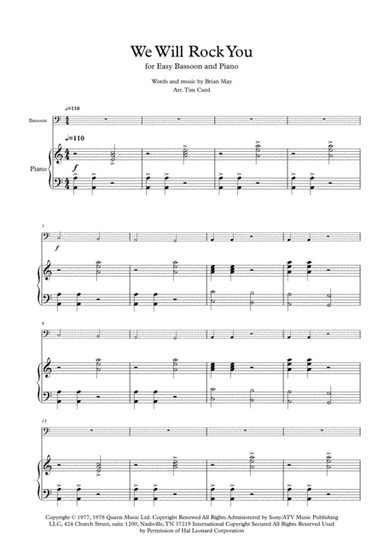 We Will Rock You (arr. Tim Curd.)