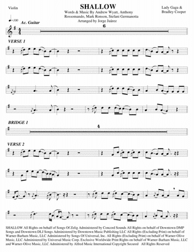 Shallow (arr. Jorge Juárez)