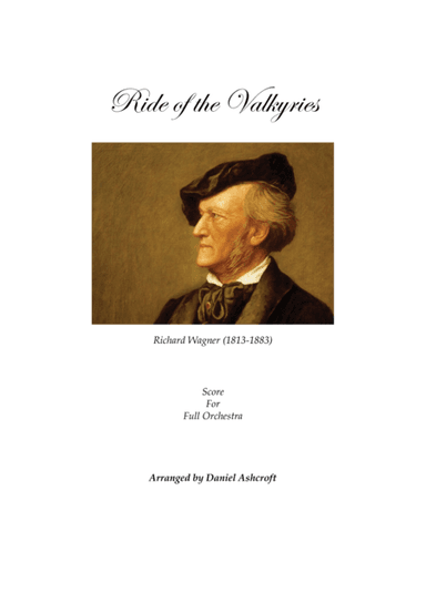 Wagner's Ride of the Valkyries - Score Only (arr. Daniel Ashcroft)