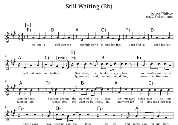 Still Waiting (arr. Christoph Fleischmann)