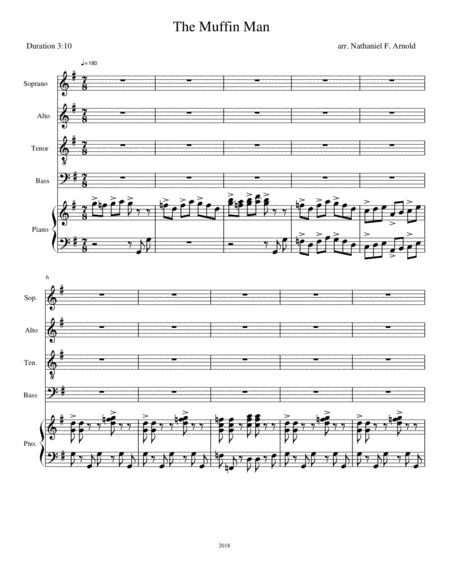 The Muffin Man (arr. Nathaniel F. Arnold)