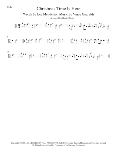 Christmas Time Is Here (arr. Kevin Busse)