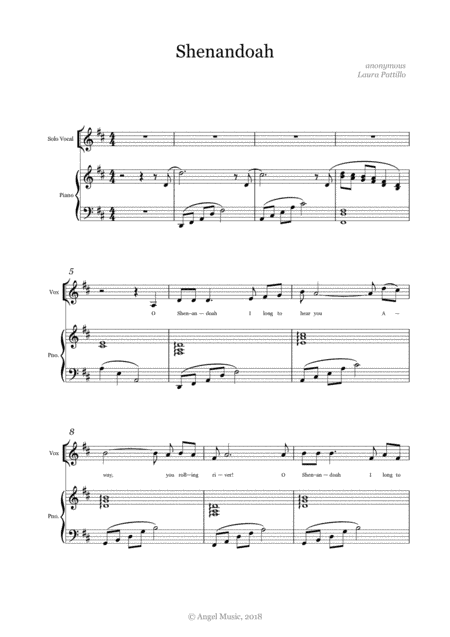 Shenandoah (arr. Laura Pattillo)