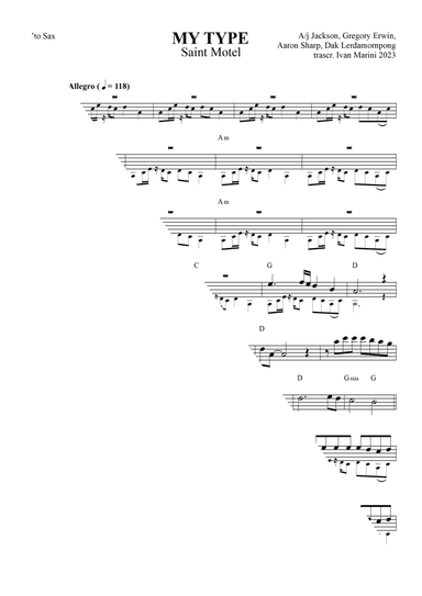 My Type (arr. Ivan Marini)