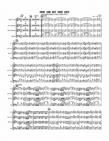 Come And Get Your Love (arr. Jesse Audelo)