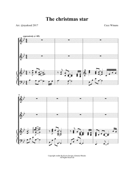 The Christmas Star (arr. nyukuri Edwin)