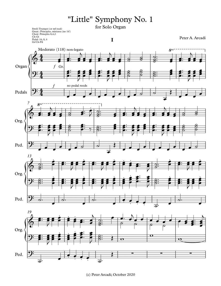 "Little" Symphony No. 1