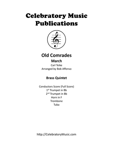 Old Comrades March (arr. Bob Affonso)