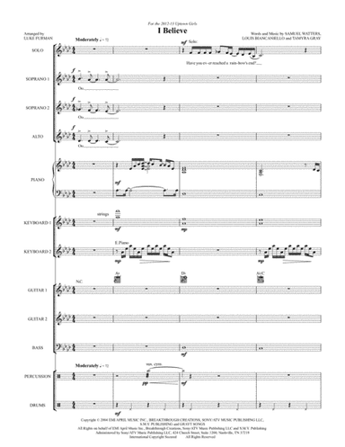 I Believe (arr. Luke Furman)