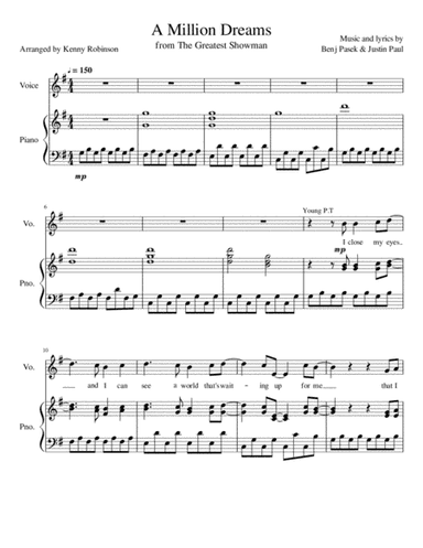 A Million Dreams (arr. Kenny Robinson)