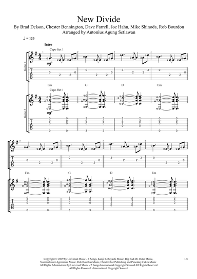 New Divide (arr. Antonius Agung Setiawan)