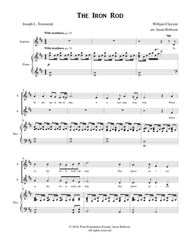 The Iron Rod SATB (arr. Jason M Robison)