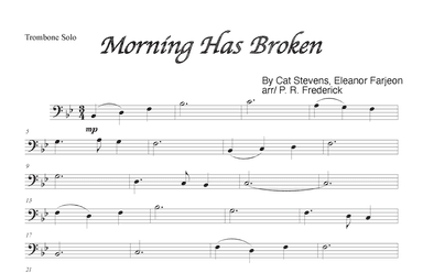 Morning Has Broken (arr. P. R. Frederick)