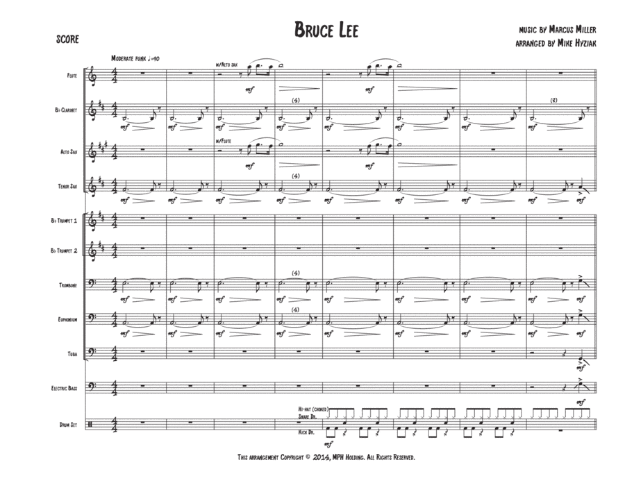 Bruce Lee (arr. Mike Hyziak)